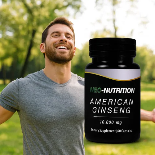 Miniatura 5 de AMERICAN GINSENG 10,000 mg de extracto de raíz de ginseng en polvo, píldoras de energía y enfoque para hombres y mujeres, potente raíz de ginseng