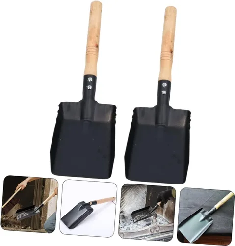 Miniatura 8 de Pala pequeña para cultivar verduras, pala para granja, removedor de hielo, pala de jardinería, pala de nieve para entrada, pala de jardín, pala