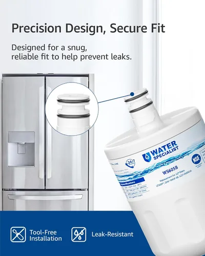 Miniatura 8 de Waterspecialist Filtro de agua para refrigerador 5231JA2002A, repuesto para LG® LT500P®, ADQ72910911, GEN11042FR-08, LFX25974ST, ADQ72910901