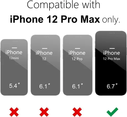Miniatura 2 de oakxco Funda de silicona para iPhone 12 Pro Max, magnética, compatible con carga inalámbrica Magsafe, cubierta protectora de goma suave y delgada