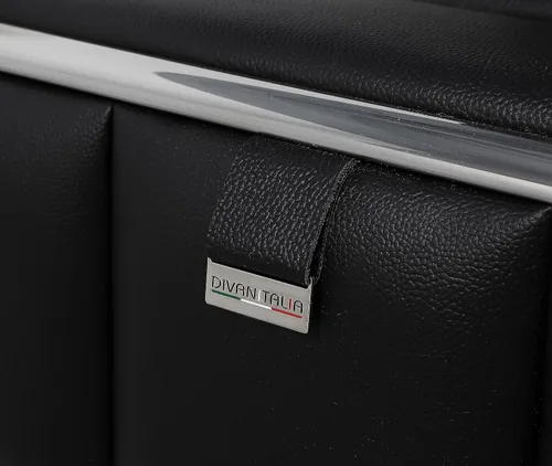 Miniatura 8 de Blackjack Furniture Catania - Moderno juego de sofá de cuero italiano de grano superior para sala de estar con marco de madera dura secada al horno