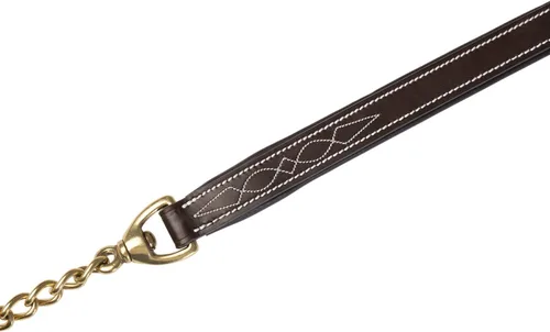 Miniatura 5 de Huntley Equestrian Correa de cuero con cadena (costura elegante, acolchada)