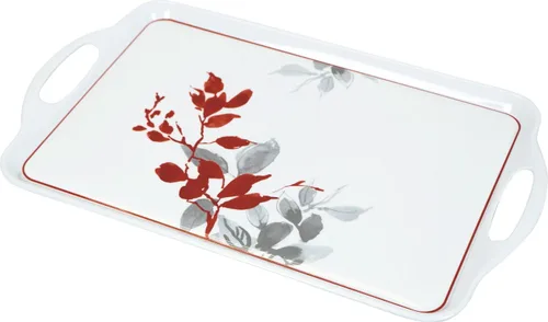 Miniatura 30 de Reston Lloyd Corelle Coordinates charola de melamina con asas, (Tidbit Tray)