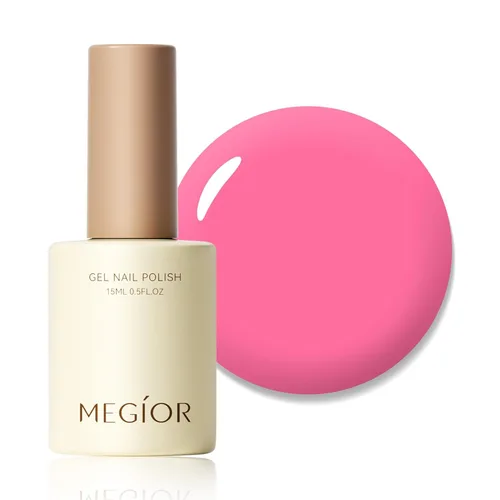 Miniatura 90 de MEGIOR Esmalte de uñas de gel blanco de 0.5 fl oz, color blanco antiguo, secado con luz UV, esmalte de gel francés, arte de uñas, salón de manicura