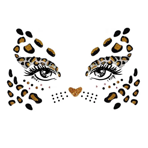 Miniatura 35 de Neva Nude Tatuaje facial de mariposa con purpurina morada con joyas de cristal brillante, adhesivo de grado médico, impermeable y resistente al