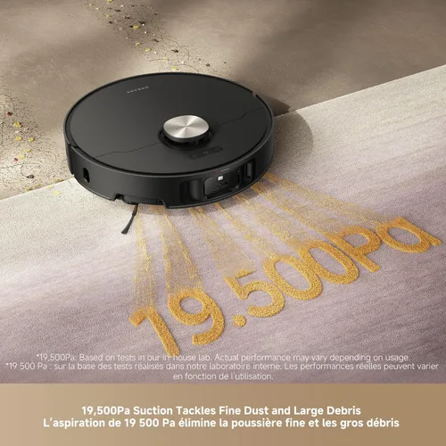 Miniatura 5 de DREAME L50 Ultra Robot Aspirador y Mopa Negro con Vaciado Automático y Mopa Autolimpiante, Evitación Precisa de Obstáculos, Succión de 19,500 Pa