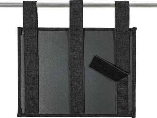 Miniatura 4 de Zafit Organizador de lino para mesita de noche, organizador de almacenamiento para camas de hospital, dormitorios universitarios o cama de bebé