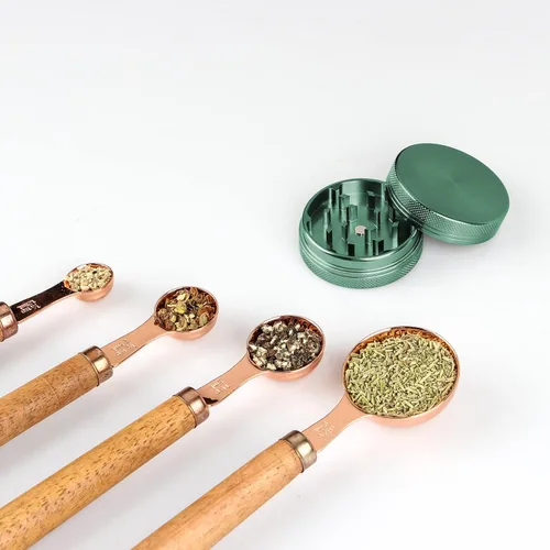 Miniatura 4 de Spice Grinder Crasher - Molinillo de especias de tamaño portátil de 2 pulgadas con tapa magnética, color verde