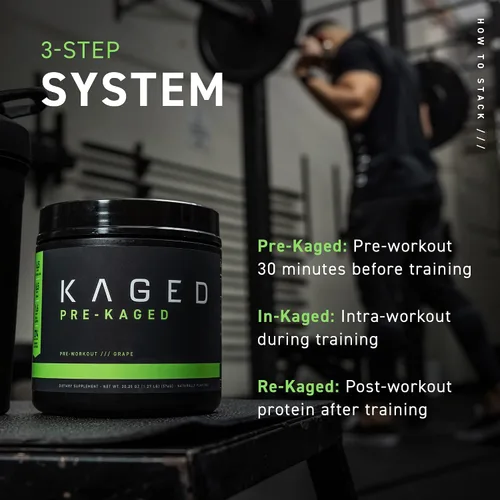 Miniatura 6 de Kaged Muscle - Suplemento en polvo preentrenamiento, preentreno para hombres y mujeres, ofrece energía intensa, enfoque y pumps musculares