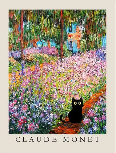 Miniatura 8 de Kits de pintura de diamantes para adultos, pintura de diamante de gato negro 5D, arte de diamantes para adultos, diamantes redondos de taladro