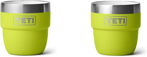 Miniatura 15 de YETI Rambler - Vaso apilable de 4 onzas, acero inoxidable, taza de café/espresso aislada al vacío, 2 unidades Azul marino