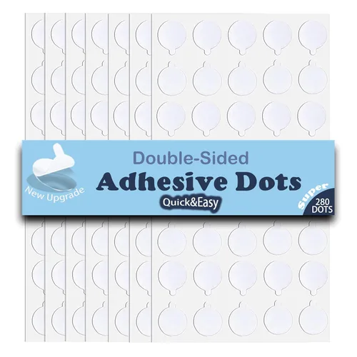 Miniatura 10 de Masilla de montaje para pósteres, puntos adhesivos de doble cara, masilla de museo, puntos adhesivos extraíbles para globos, colgar en la pared