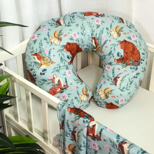 Miniatura 6 de TANOFAR Fundas de almohada de lactancia, funda de almohada de lactancia materna para bebés niños y niñas, funda de almohada de lactancia de bosque