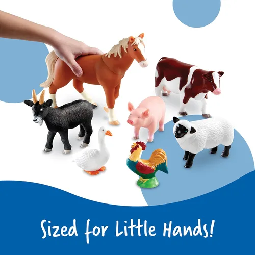 Miniatura 3 de Learning Resources, Juguetes de animales de granja gigantes, Multicolor