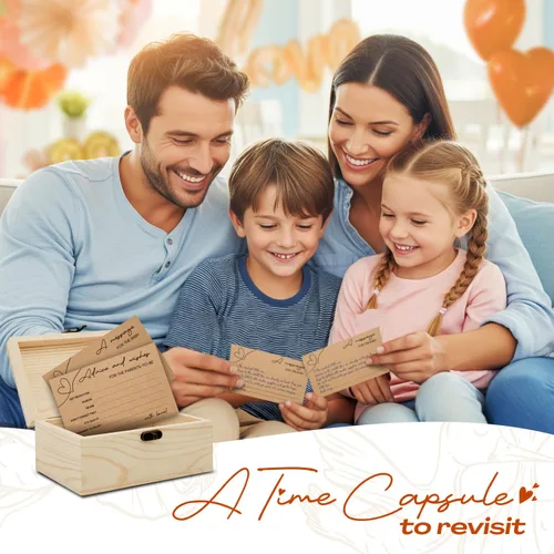 Miniatura 5 de Tarjetas de consejos para baby shower para padres – 50 tarjetas de deseos de doble cara con caja – Deseos para decoración de baby shower, diversión