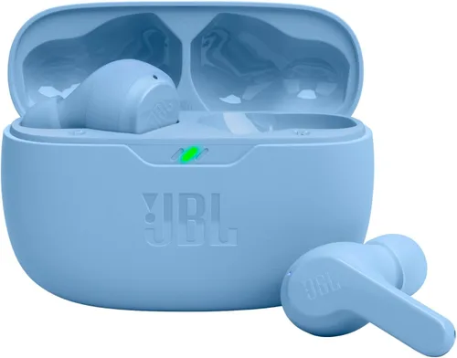 JBL Vibe Beam - Auriculares inalámbricos verdaderos JBL con sonido de graves profundos, Bluetooth 5.2, resistente al agua y al polvo, llamadas manos