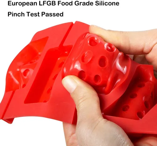 Miniatura 2 de Webake Moldes de silicona para piruletas, juego de 3 moldes de caramelo duro de chocolate con ladrillo (incluye 100 palitos de papel)