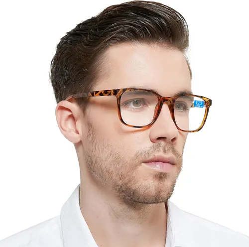 Miniatura 8 de OCCI CHIARI Lentes de lectura con bloqueo de luz azul para hombres XL cómodos
