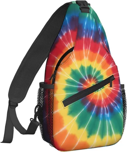 Miniatura 12 de Famame Mochila bandolera para el pecho, bolsa de hombro, gimnasio, ciclismo, viajes, senderismo, mochila para hombres y mujeres.., Multicolor27.