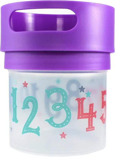 Miniatura 10 de Munchie Mug Taza de aperitivos a prueba de derrames para niños pequeños, tapa de tela suave, contenedor de aperitivos antiderrames, fabricado