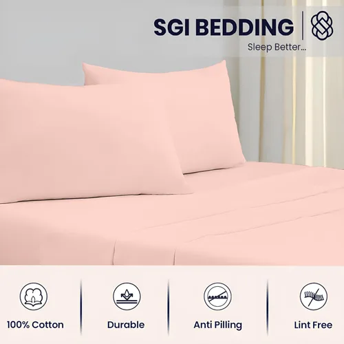 Miniatura 3 de SGI Bedding - Juego de sábanas de lujo de 4 piezas de algodón egipcio para RV tamaño King - 1000 hilos, sábanas 100% algodón, juego de sábanas