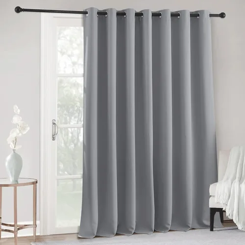 Miniatura 14 de RYB HOME - Cortinas opacas para patio - Cortinas con ojales sólidos, paneles de ventana grandes, eficiencia energética, cortinas de privacidad