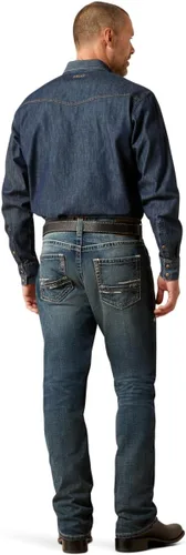 Miniatura 2 de ARIAT Rebar M4 - Pantalones de trabajo de lona elástica para hombre