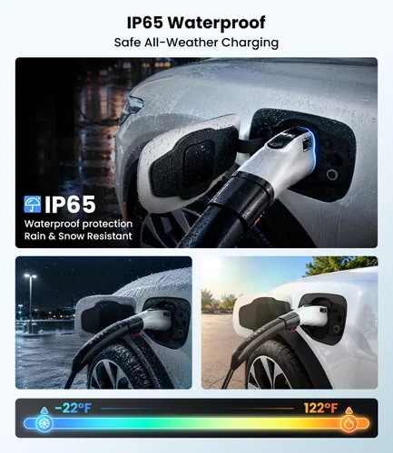 Miniatura 4 de Zanch Adaptador Tesla a J1772, [calidad de grado militar], diseñado para vehículos eléctricos J1772/CCS1, Max 60 A y 250 V CA, compatible con Blanco