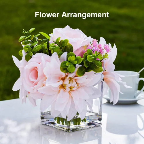 Miniatura 3 de EnovaFloral - Jarrón cuadrado de cristal (4 x 4 pulgadas), juego de 1 con portavelas flotantes para centros de mesa de boda y decoración de oficina