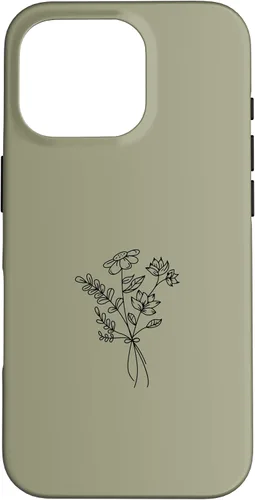 Miniatura 19 de Funda para iPhone 12 mini Wildlfower Floral Flower Khaki