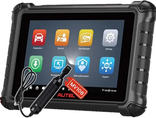 Autel Escáner, escáner para carros en español, Autel MX900 con MV108, escáner OBD2, más de 40 reinicios, compatible con CAN FD/Do IP, todos los