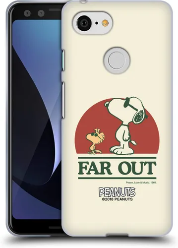 Miniatura 334 de Head Case Designs Funda de gel Woodstock 50th con licencia oficial de Peanuts Snoopy Guitar 1969 [protección de grado militar] compatible