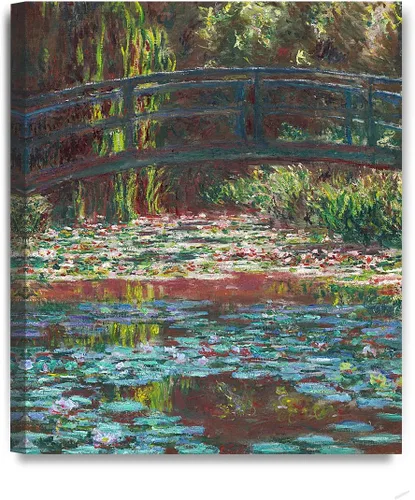 Miniatura 27 de Pinturas clásicas mundiales de Claude Monet Impresión giclée sobre lienzo alargado, pieza de galería para colgar y decorar el hogar, The CliffWalk