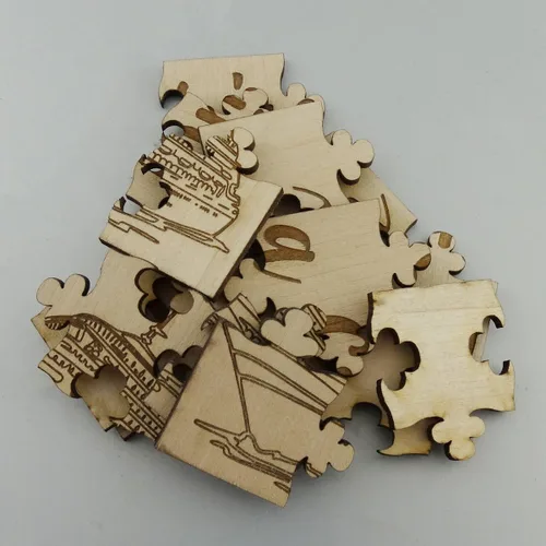 Miniatura 6 de We Going On A Cruise - Rompecabezas de madera de tilo de 15 piezas, 6 x 3.5 pulgadas