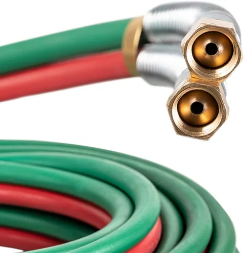 Miniatura 4 de SPARC Manguera de antorcha de corte de 3/16" Grado T - Manguera de oxi acetileno para gas de soldadura - Accesorios tipo B + Juego de alivio