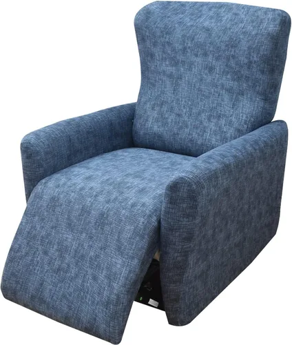 Miniatura 27 de CRFATOP Funda para sillón reclinable con estampado floral con bolsillos, funda única para sillón reclinable, 4 piezas, funda para sillón reclinable