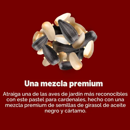 Miniatura 3 de Kaytee Cardinal Seed Cake, alimento para aves silvestres, 1.85 libras