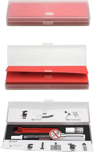 Miniatura 5 de TWSBI ECO Pluma Estilográfica Blanca, Plumín M