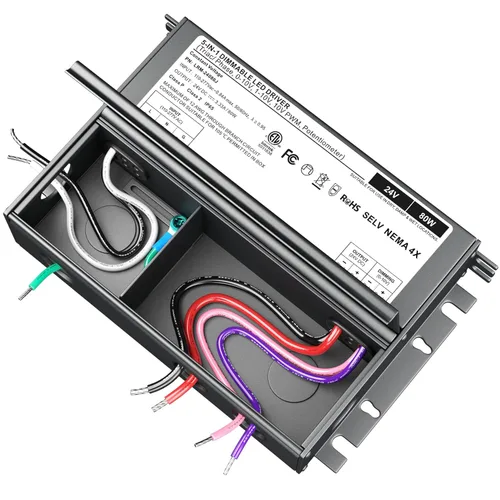 Miniatura 22 de Controlador LED regulable de 60 W y 12 V para regulador Lutron y Leviton, transformador de fuente de alimentación de CA a CC triac/ELV/MLV para tira