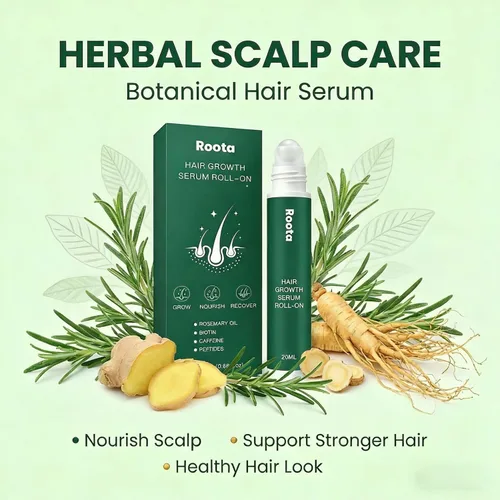 Miniatura 2 de Roota - Suero para el crecimiento del cabello Roll-On, rodillo de crecimiento del cabello Roota, suero de renacimiento del cabello para un cabello