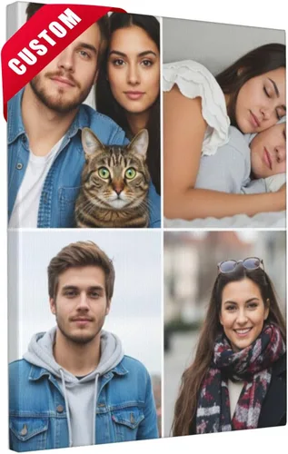Miniatura 15 de Nxwdwqa Impresiones en Lienzo Personalizadas con Tus Fotos Impresas, Arte de Pared en Lienzo Personalizado, Sube Tu Foto al Arte de Pared, Regalo