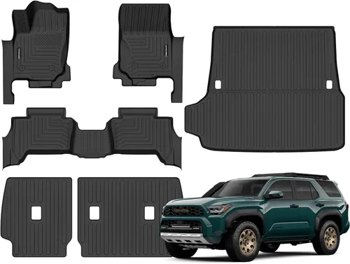 Miniatura 9 de Alfombrillas de piso para Lexus RX 2010-2015 mejoradas para todo tipo de clima, revestimientos de suelo TPE aptos para Lexus RX350/RX450h 1ª y 2ª