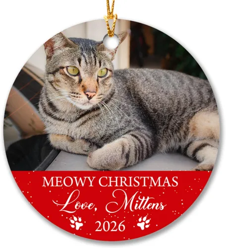 Miniatura 18 de Adorno de Navidad personalizado con foto del primer año del bebé 2025, adorno de Navidad con foto personalizada del primer año del bebé para nuevos