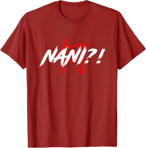 Miniatura 67 de Nani Meme Anime Japanese Camiseta, Negro, S