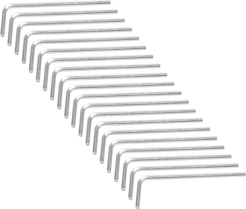 Miniatura 12 de Piutouyar Llave hexagonal de 0.236 pulgadas, llave Allen en forma de L, llave hexagonal pequeña para reparación de bicicletas y muebles (10 piezas)