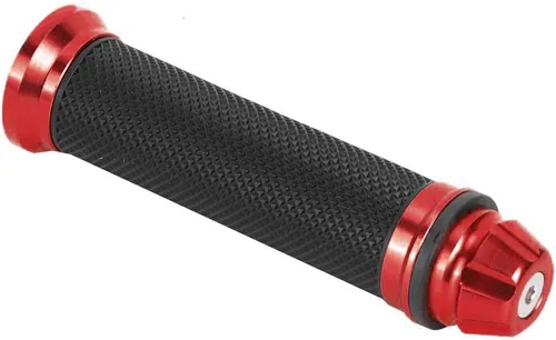 Miniatura 4 de Manillar de motocicleta, manillar de goma de aluminio para motocicleta, compatible con mango de bicicleta de 7/8 (rojo)