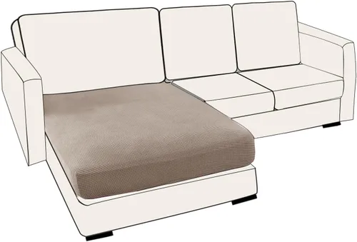 Miniatura 63 de UNBBRRL Fundas de cojín de asiento para sofá, elásticas, funda de cojín individual para sofá, fundas de cojín para sofá, fundas de héroe protegen