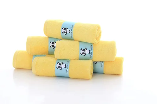 Miniatura 6 de HIPHOP PANDA Toallitas para bebé, rayón hecho de bambú - 2 capas ultra suaves y absorbentes, toallita facial de baño para recién nacidos - toallitas