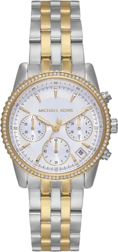 Miniatura 8 de Michael Kors Bryant - Reloj cronógrafo para mujer de acero inoxidable y cristal pavé