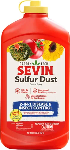 Miniatura 14 de Sevin 100547227 Polvo de azufre 1.25 LB, etiqueta blanca
